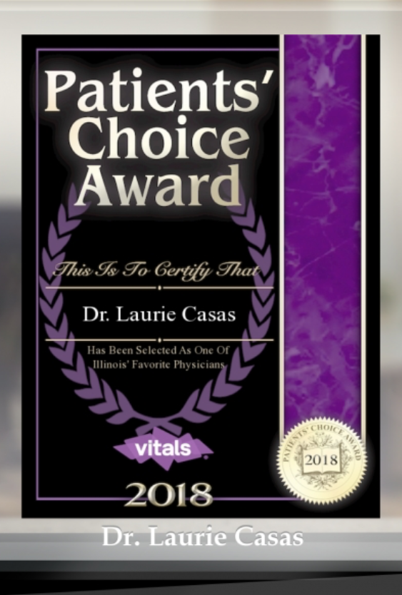 Dr. Laurie Casas Patient's Choice Award