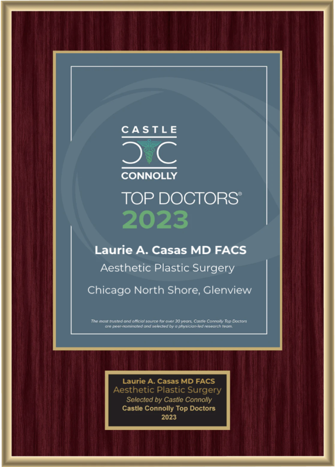 Dr. Laurie Casas Chicago Top Doctors 2023